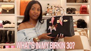 WHAT'S IN MY BAG? | BIRKIN 30 | HERMĒS UNBOXING | SYDNEY WHITE