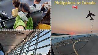 PHILIPPINES  to CANADA  ||TRAVEL DIARIES||VLOG#1