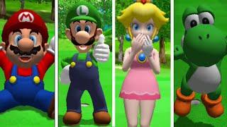 Mario Golf: Toadstool Tour - All Character Hole In One + Post-Hole Animations (Clear Audio)