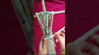 DIY African Doll | How to make African Doll from Newspaper #shorts #shortvideo #diy #craft #viral