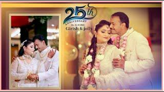 25th Anniversary || Silver Jubilee || Girish & jolly || Best Cinematic Highligts 2024 ||