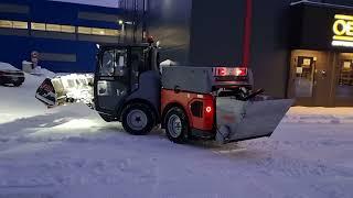 Winter 2022 in Latvia with Hako Citymaster 1650