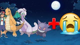 Ash Dragonite, Goodra & Gengar in crying  mode . #viral #pokemon #Ash #SD PoGo #Dragonite #gengar.