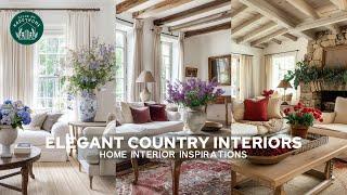 (NEW) Country Elegance: Interior Ideas | Country Home Interiors That Will Take Your Breath Away