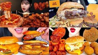 ASMR Fast Food Mukbang Compilation 38 | Fast Food Asmr | Satisfying eating sounds