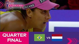 Ana Patrícia/Duda vs. Stam/Schoon - Quarter Final Highlights | Tlaxcala 2023 #mexbeachvolley