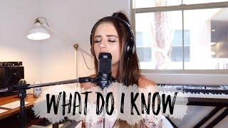 WHAT DO I KNOW - ED SHEERAN (cover)