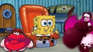 Spongebob Just Looking For Sport Channel With Fat Sarvente, Fat Girlfriend FNF Animation Part 2