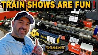 Train Shows are FUN They Said!  Greenberg Toy & Train Show November 2024