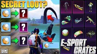 BGMI NEW E-SPORT CRATE || SECRET LOOT LOCATION IN ERANGEL & LIVIK || USE OF SEA PEAL IN GAME?