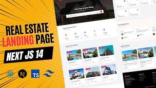 Build a Responsive Real Estate Website with Next JS 14, TypeScript & Tailwind CSS