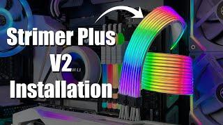 How To Install Strimer Plus V2 RGB Cables + L Connect 3