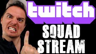 How to start a squad stream on Twitch