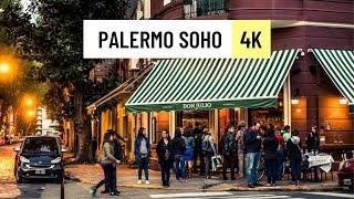 Palermo Soho walk   Buenos Aires Argentina 4K 2023