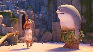 MOANA - All Maui Transforms Scenes - Best Moments - Disney's Animation HD