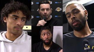 Lakers vs Spurs | Lakeshow Postgame Interviews x Highlights: DLo, Max, AD & Coach JJ Redick