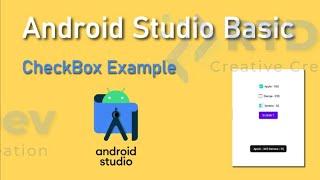 Checkbox Android Example Tutorial  -  Android Studio Tutorial