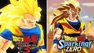 Dragon Ball Sparking Zero vs Budokai Tenkaichi 3 - All Transformations