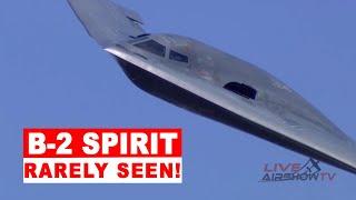 USAF B-2 Spirit Bomber Flyover - RARE!