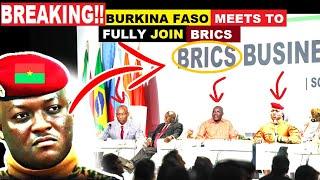 BREAKING!!. IBRAHIM TRAORE'S GOVERNMENT MEET TO JOIN BRICS. HEAR WHAT THEY DISCUSSED