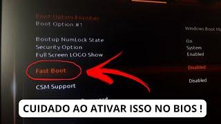 COMO ATIVAR/DESATIVAR MODO "FAST BOOT" NO BIOS GIGABYTE B450M GAMING (2024)