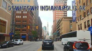 The Circle City: Downtown Indianapolis, Indiana 4K.