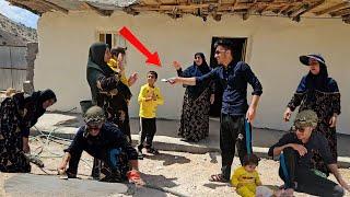 Sakineh's husband Ali's efforts and support for Fatima Khanum against her cheating husband