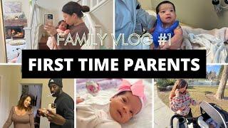 Family Vlog #1 as FIRST TIME PARENTS! Newborn Baby’s First doctor’s apt