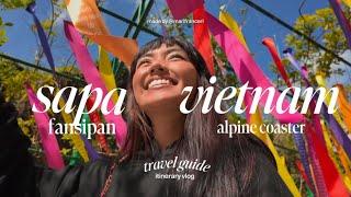 VIETNAM diaries  what to do in Sapa, fansipan travel itinerary, alpine coaster + hotpot dinner