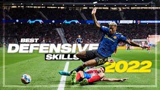 Crazy Football Defensive Skills & Tackles 2022 | HD