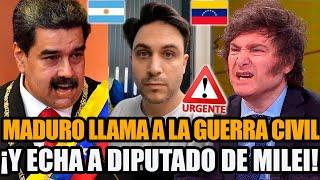 MADURO ECHÓ A DIPUTADO DE MILEI Y LLAMÓ A LA GUERRA ¡ELECCIONES EN VENEZUELA! | FRAN FIJAP