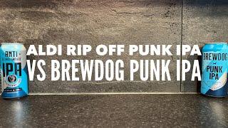 Aldi Anti Establishment IPA VS Brewdog Punk IPA | Aldi Rip Off Brewdog Punk IPA Review