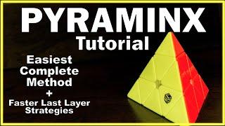 How to Solve a Pyraminx | Easy Beginner's Method + Intermediate Method Tutorial