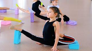 РАСТЯЖКА гимнасток на хореографии / STRETCHING gymnasts for choreography