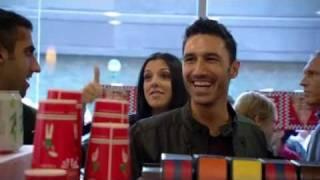 Jenna Morasca and Ethan Zohn on Celebrity Apprentice Premiere