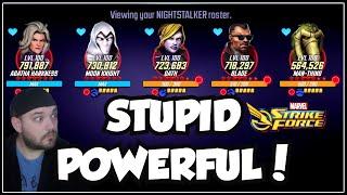 Night Stalkers Top 5 Everywhere Team! | Blade Is RIDICULOUS! | Marvel Strike Force