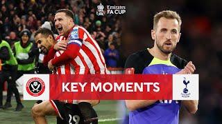 Sheffield United v Tottenham Hotspur | Key Moments | Fifth Round | Emirates FA Cup 2022-23