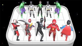 MERGE SUPER HERO 3D - Android Game Merge Battles