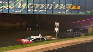 Strong Thunderstorms bring Major Flooding to West Michigan