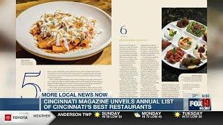 Cincinnati Magazine unveils annual Cincinnati's Best Restaurants List