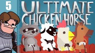 Let's Play Ultimate Chicken Horse Part 5 - Physicsy Stuff