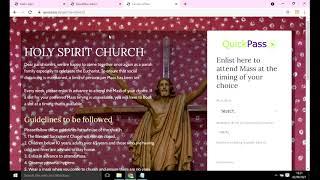 QuickPass - Online Seat Reservation System for the Church - How to use