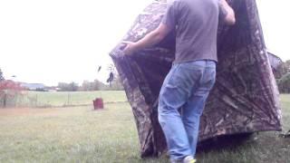 Mossy Oak obssion Stragity Ground blind From Walmart review