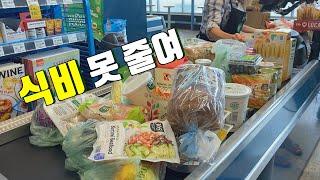 맥시멀 vlog  마트장보기  식비절약 따윈...? l 미니멀라이프 아님주의 l 홀푸드 l 떡볶이, 일본라멘, 피자 l 아기이유식 만들기