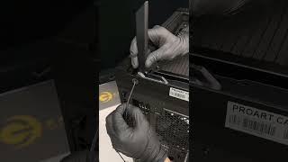 Intel i9-13900Kwith RTX4060TI  #pcbuild ASMR #shorts