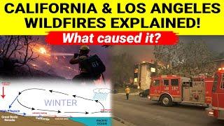 Los Angeles, South California Wildfires Explained | What caused it | Santa Ana wind pattern, Climate