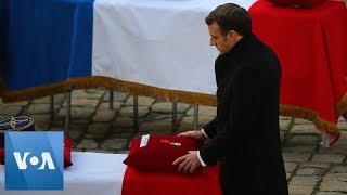 French President Macron Leads Tribute to Fallen Soldiers