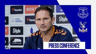 EVERTON V CRYSTAL PALACE | Frank Lampard press conference: Premier League matchday 12