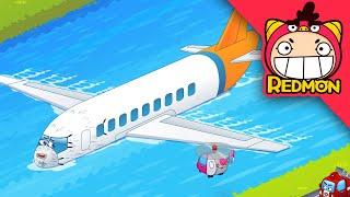 Save the Plane | Rescue cars | REDMON