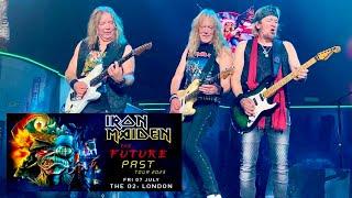 Iron Maiden O2 arena London (first to the barrier) 7/7/23 highlights!